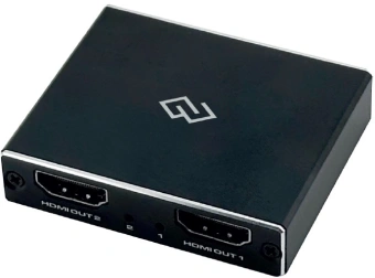 Сплиттер аудио-видео Digma DHSP-v2x2 HDMI (f)/2хHDMI (f) черный - купить недорого с доставкой в интернет-магазине