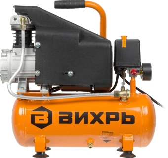 Компрессор поршневой Вихрь КМП-210/10 масляный 210л/мин 10л 1600Вт оранжевый/черный - купить недорого с доставкой в интернет-магазине