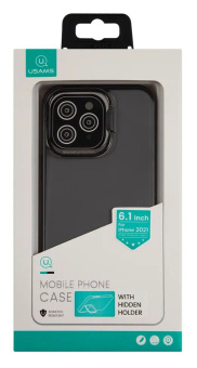 Чехол (клип-кейс) для Apple iPhone 13 Pro Usams US-BH782 черный (УТ000028088) - купить недорого с доставкой в интернет-магазине
