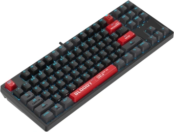 Клавиатура A4Tech AT87 черный/красный USB for gamer LED кабель 1.8м - купить недорого с доставкой в интернет-магазине