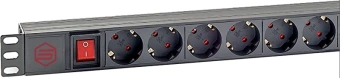 Блок распределения питания Sysmatrix PD 0802.000 гор.размещ. 8xSchuko базовые 16A C14 - купить недорого с доставкой в интернет-магазине
