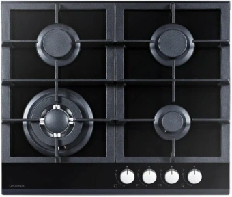 Газовая варочная поверхность Darina 1T3 GC 308 B стекло черное - купить недорого с доставкой в интернет-магазине
