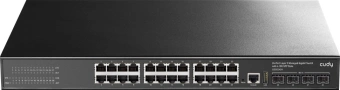 Коммутатор Cudy GS5024S4 (L3) 24x1Гбит/с 4SFP+ управляемый - купить недорого с доставкой в интернет-магазине