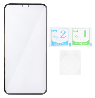 Защитное стекло для экрана Digma 3D черный для Apple iPhone X/XS/11 Pro 3D 1шт. (DGG3AP11PA) - купить недорого с доставкой в интернет-магазине