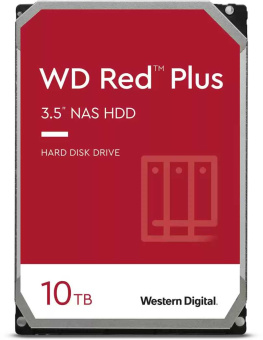 Жесткий диск WD SATA-III 10Tb WD101EFBX NAS Red Plus (7200rpm) 256Mb 3.5" - купить недорого с доставкой в интернет-магазине