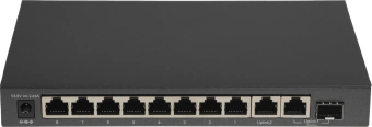 Коммутатор TP-Link TL-SG1210MPE (L2) 10x1Гбит/с 1xКомбо(1000BASE-T/SFP) 8PoE+ 123W настраиваемый - купить недорого с доставкой в интернет-магазине