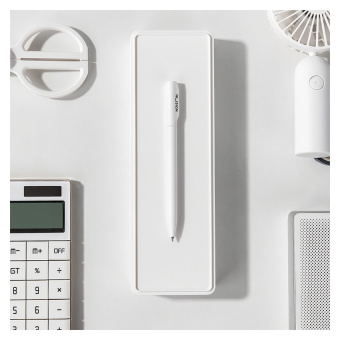 Ручка гелев. Deli Nusign NS552white белый черн. черн. линия 0.5мм - купить недорого с доставкой в интернет-магазине