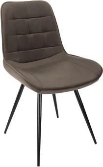 Стул для дома Бюрократ CH-K2_4 комплект 4шт коричневый Holland 74 металл черный на ножках (CH-K2_1/HL74_4) - купить недорого с доставкой в интернет-магазине