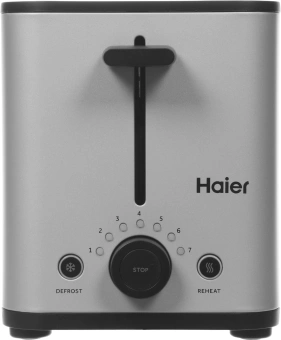Тостер Haier HT-601 900Вт серебристый - купить недорого с доставкой в интернет-магазине