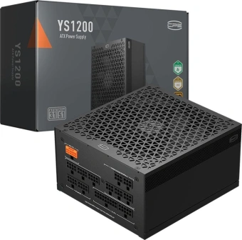 Блок питания PcCooler ATX 1200W P5-YS1200 -G1F Gen.5 80+ gold (20+4pin) APFC 135mm fan 12xSATA Cab Manag RTL - купить недорого с доставкой в интернет-магазине