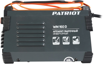 Сварочный аппарат Patriot WM160D инвертор ММА 6.8кВт - купить недорого с доставкой в интернет-магазине