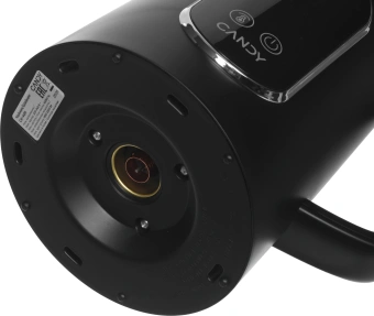 Чайник электрический Candy CK-400 1.7л. 2200Вт черный корпус: нерж.сталь/пластик (FM04WKM00RU) - купить недорого с доставкой в интернет-магазине