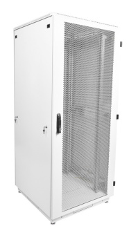 Шкаф коммутационный ЦМО (ШТК-М-33.6.8-4ААА) напольный 33U 600x800мм пер.дв.перфор. задн.дв.стал.лист 2 бок.пан. 450кг белый - купить недорого с доставкой в интернет-магазине