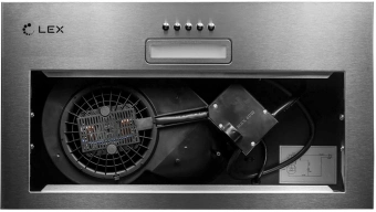 Вытяжка встраиваемая Lex GS Bloc LIGHT 600 INOX нержавеющая сталь управление: кнопочное (1 мотор) - купить недорого с доставкой в интернет-магазине