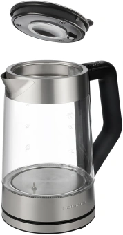 Чайник электрический Polaris PWK 1725CGLD 1.7л. 2200Вт серебристый матовый корпус: стекло/металл - цена, купить или заказать с доставкой в интернет-магазине Чайник электрический Polaris PWK 1725CGLD 1.7л. 2200Вт серебристый матовый корпус: стекло/металл - купить недорого с доставкой в интернет-магазине