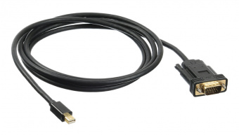 Кабель аудио-видео Buro 1.1v miniDisplayport (m)/VGA (m) 2м. Позолоченные контакты черный (BHP MDPP-VGA-2) - купить недорого с доставкой в интернет-магазине