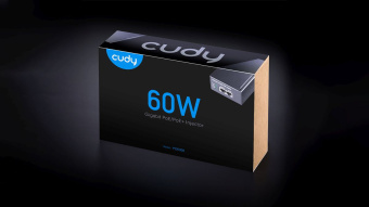 Инжектор PoE Cudy POE300 10/100/1000BASE-T 60Вт 53В(DC) - купить недорого с доставкой в интернет-магазине