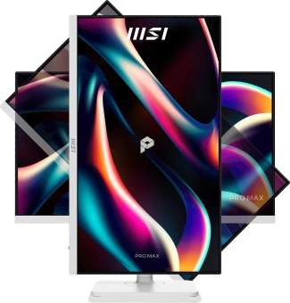 Монитор MSI 27" Pro Max 271QPHW E14 белый IPS LED 4ms 16:9 HDMI M/M матовая HAS Piv 1500:1 300cd 178гр/178гр 2560x1440 144Hz DP Quad 2K (1440p) USB 6.4кг - купить недорого с доставкой в интернет-магазине