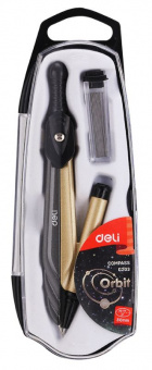 Циркуль Deli EG20302 металл в компл.:карандаш мех. - купить недорого с доставкой в интернет-магазине