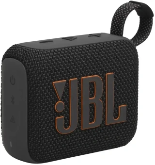 Колонка порт. JBL GO 4 черный/оранжевый 4.2W 1.0 BT 850mAh - купить недорого с доставкой в интернет-магазине