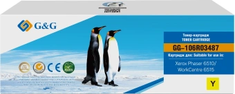 Картридж лазерный G&G GG-106R03487 106R03479/106R03487 желтый (2400стр.) для Xerox Phaser 6510DN/WC 6515DN - купить недорого с доставкой в интернет-магазине