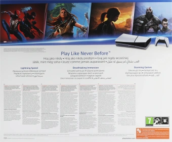 Игровая консоль PlayStation 5 Slim CFI-2116A01Y белый/черный - купить недорого с доставкой в интернет-магазине