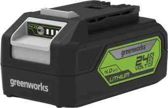 Батарея аккумуляторная Greenworks G24B4 24В 4Ач Li-Ion (2938407) - купить недорого с доставкой в интернет-магазине