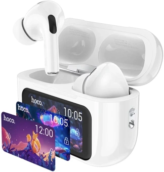 Гарнитура вкладыши Hoco EW72 белый беспроводные bluetooth в ушной раковине (51004) - купить недорого с доставкой в интернет-магазине
