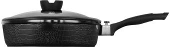 Сотейник Rondell Escurion RDA-871 4.0л. d=28см (с крышкой) черный - купить недорого с доставкой в интернет-магазине