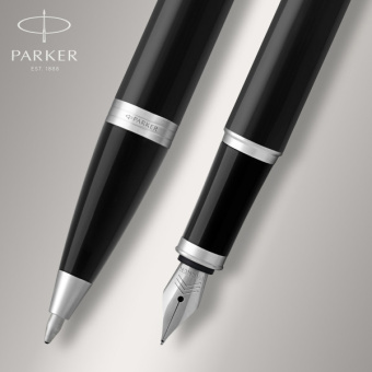 Набор ручек Parker IM Core FK221 (2093215) Black CT сталь нержавеющая подар.кор. ручка перьевая, ручка шариковая - купить недорого с доставкой в интернет-магазине