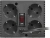 Стабилизатор напряжения Powercom TCA-1200 600Вт 1200ВА черный - купить недорого с доставкой в интернет-магазине
