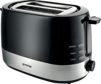 Тостер Gorenje T850BK 850Вт черный/серебристый - купить недорого с доставкой в интернет-магазине