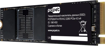 Накопитель SSD PC Pet PCIe 4.0 x4 4TB PCPS004T4 M.2 2280 OEM - купить недорого с доставкой в интернет-магазине