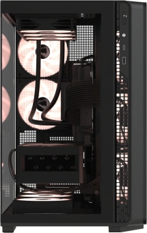 Корпус Formula Crystal Z7 черный без БП ATX 11x120mm 4x140mm 1xUSB3.0 1xUSB3.1 audio bott PSU - купить недорого с доставкой в интернет-магазине