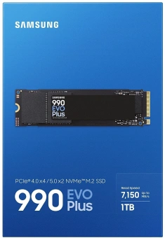 Накопитель SSD Samsung PCIe 4.0 x4 1TB MZ-V9S1T0BW 990 EVO Plus M.2 2280 - купить недорого с доставкой в интернет-магазине