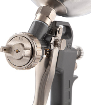 Краскораспылитель Matrix 57315 230л/мин соп.:1.8мм бак:1л серебристый - купить недорого с доставкой в интернет-магазине