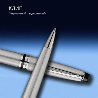 Ручка шариков. Waterman Expert 3 (S0952100) Stainless Steel CT M син. черн. подар.кор. сменный стержень 1стерж. кругл. 1цв. - купить недорого с доставкой в интернет-магазине