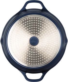 Сотейник Rondell Royal Blue RDA-1547 d=28см (с крышкой) синий - цена, купить или заказать с доставкой в интернет-магазине Сотейник Rondell Royal Blue RDA-1547 d=28см (с крышкой) синий - купить недорого с доставкой в интернет-магазине