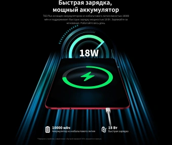 Планшет Teclast T65 Plus Premium set G99 (2.0) 8C RAM8Gb ROM256Gb 12.95" IPS 1920x1200 Android 14 серебристый 13Mpix 8Mpix BT WiFi microSD 1Tb 10000mAh 32hr - купить недорого с доставкой в интернет-магазине