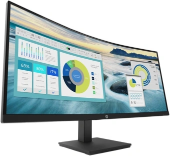 Монитор HP 34" P34hc G4 черный VA 21:9 HDMI матовая HAS 250cd 178гр/178гр 3440x1440 100Hz DP 2K USB 10.51кг - купить недорого с доставкой в интернет-магазине