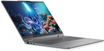 Ноутбук Lenovo Yoga 7 16ILL10 Core Ultra 7 256V 16Gb SSD1Tb Intel Arc 140V 16" OLED Touch 2.8K (2880x1800) без ОС grey WiFi BT Cam (83JT0028RK) - купить недорого с доставкой в интернет-магазине