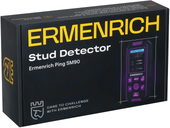 Детектор проводки Ermenrich Ping SM90 черный/фиолетовый (83842) - купить недорого с доставкой в интернет-магазине