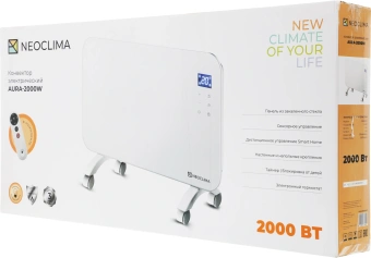 Конвектор Neoclima Aura 2000Вт белый - купить недорого с доставкой в интернет-магазине