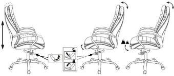 Кресло руководителя Бюрократ T-9950 рыжий Leather Ontano кожа крестов. металл хром - купить недорого с доставкой в интернет-магазине