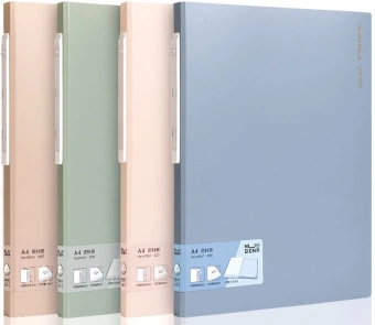 Папка с 30 прозр.вклад. Deli Nusign NS167 A4 пластик ассорти - купить недорого с доставкой в интернет-магазине