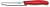 Нож кухонный Victorinox Swiss Classic (6.7831.C1) стальной столовый для овощей лезв.110мм серрейт. заточка красный