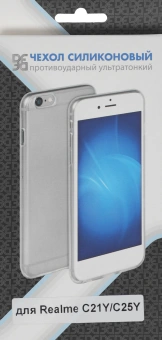 Чехол (клип-кейс) DF для Realme C21y rmCase-08 прозрачный - купить недорого с доставкой в интернет-магазине