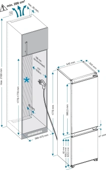 Холодильник Hyundai HBR 1786 2-хкамерн. белый - купить недорого с доставкой в интернет-магазине