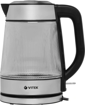 Чайник электрический Vitek VT-7017 1.8л. 2200Вт прозрачный корпус: стекло - цена, купить или заказать с доставкой в интернет-магазине Чайник электрический Vitek VT-7017 1.8л. 2200Вт прозрачный корпус: стекло - купить недорого с доставкой в интернет-магазине