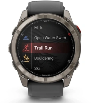 Смарт-часы Garmin Fenix 8 Pro 51мм 1.4" AMOLED корп.серебристый рем.черный разм.брасл.:127-225мм (010-03199-11) - купить недорого с доставкой в интернет-магазине